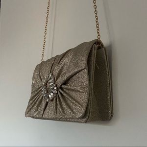 Champagne Gold Crossbody/Clutch